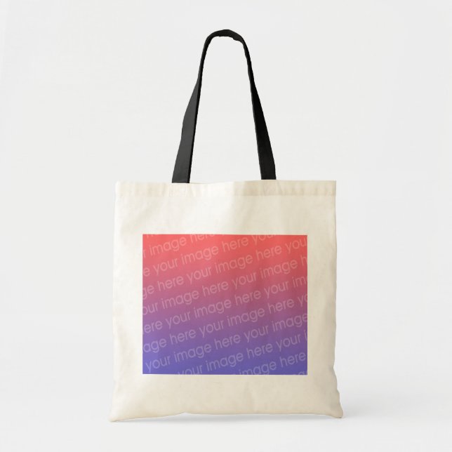 Bolsa Tote Criar sua própria sacola (Frente)