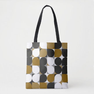 Bolsa Tote Criatividade geométrica: Design de padrão sem cost
