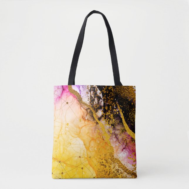 Bolsa Tote Criatividade transparente. Abstrato nuvens - ART.  (Frente)