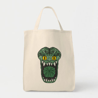 Bolsa Tote Criatura de Presas Grotescas Esmeralda