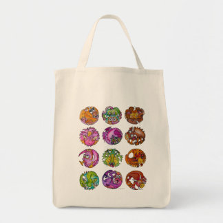 Bolsa Tote Criaturas Imaginárias Divertidas
