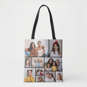 Bolsa Tote Crie a sua própria coleção de fotos personalizada