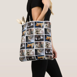 Bolsa Tote Crie A Sua Própria Fronteira Branca De Colagem De
