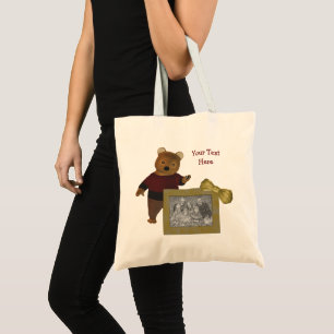 Bolsa Tote Crie o seu próprio Urso de Fotos Personalizado