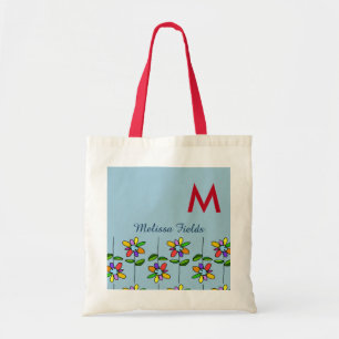 Bolsa Tote crie o seu saco de toalhas de flores