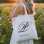Bolsa Tote Crie seu próprio Monograma Personalizado<br><div class="desc">Personalize esta bolsa de tote com seu nome ou texto. Para personalização mais avançada deste design,  clique no botão "Personalizar" acima!</div>