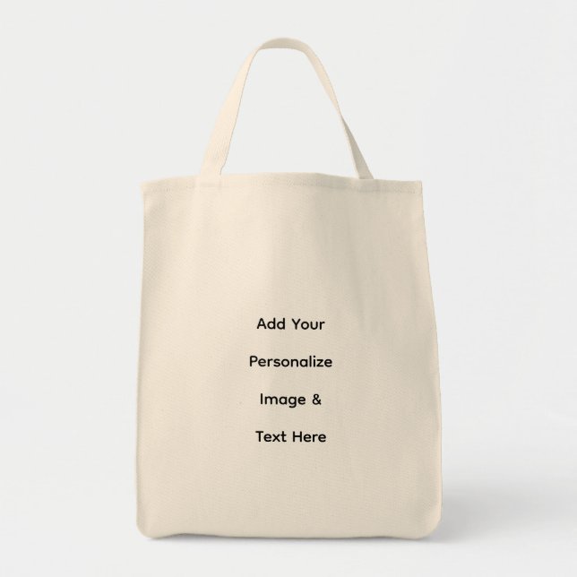 Bolsa Tote crie seu próprio personalizado (Frente)