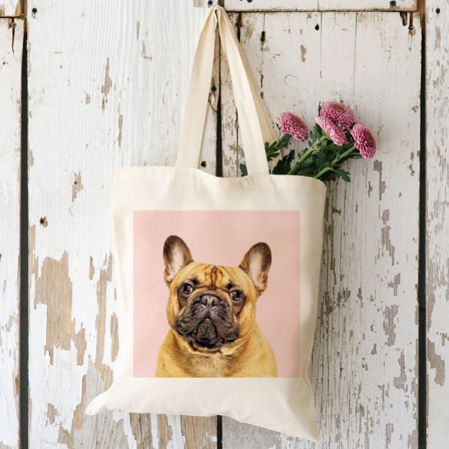 Bolsa Tote Crie Seu Próprio Retrato de Pet (Criador carregado)