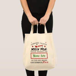 Bolsa Tote Crie seu próprio Saco de Natal de Papai Noel Reuti