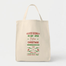Bolsa Tote Crie seu próprio Saco de Natal Reutilizável do Pap