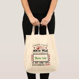 Bolsa Tote Crie seu próprio Saco de Natal Reutilizável do Pap