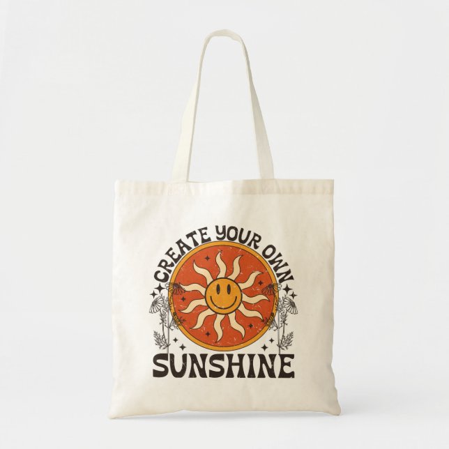 Bolsa Tote Crie seu próprio sol (Frente)