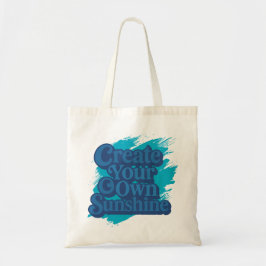 Bolsa Tote Crie Seu Próprio Sol Retro fabuloso