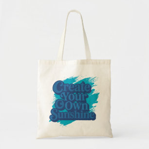 Bolsa Tote Crie Seu Próprio Sol Retro fabuloso