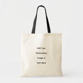 Bolsa Tote crie seu próprio texto personalizado