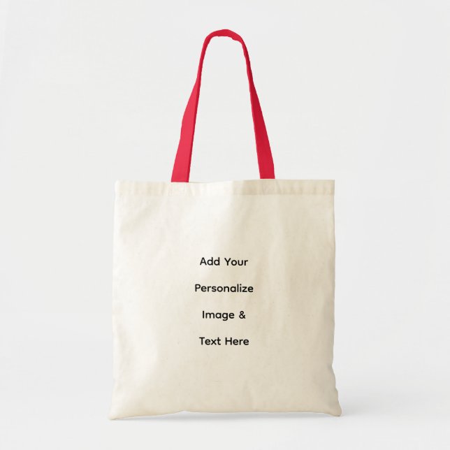 Bolsa Tote crie seu próprio texto personalizado (Frente)