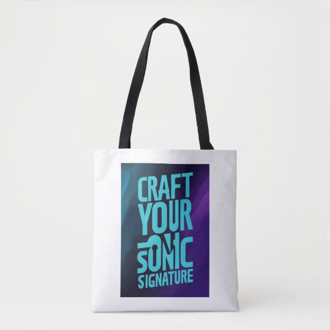 Bolsa Tote Crie Sua Assinatura Sonora (Frente)