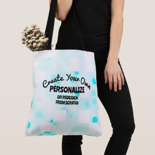 Bolsa Tote Crie sua própria barra de ferramentas personalizad