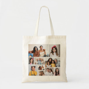 Bolsa Tote Crie Sua Própria Colagem de 10 Fotos