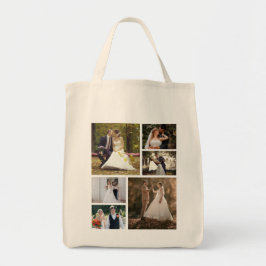 Bolsa Tote Crie Sua Própria Colagem De Casamento Fotográfico 