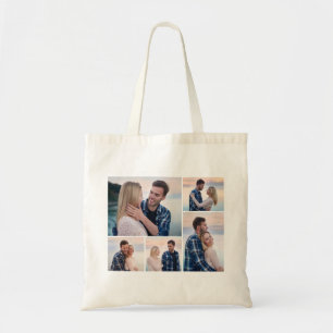 Bolsa Tote Crie sua própria colagem de fotos