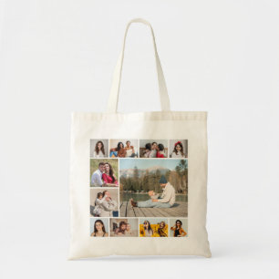 Bolsa Tote Crie sua própria colagem de fotos 11