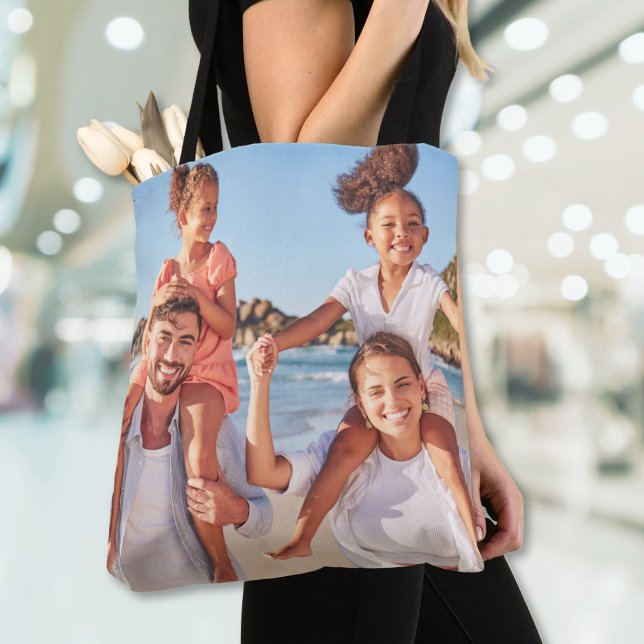 Bolsa Tote Crie sua Própria Foto (Create your Own Photo Tote Bag )