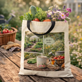 Bolsa Tote Crie sua própria foto de Café antes da jardinagem