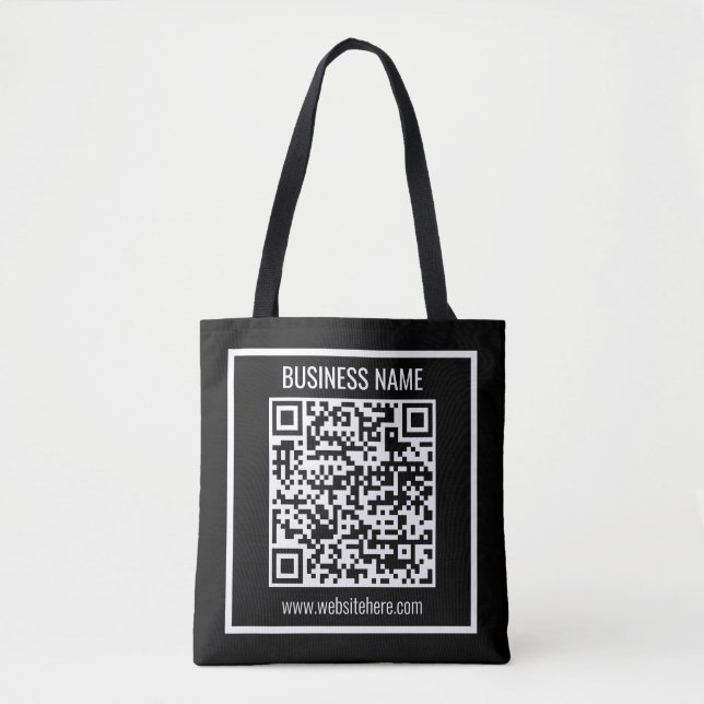 Bolsa Tote Crie um código QR moderno instantaneamente (Frente)