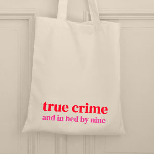 Bolsa Tote Crime real e na cama por nove