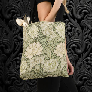 Bolsa Tote Crisântemo por William Morris, Arte Vintage