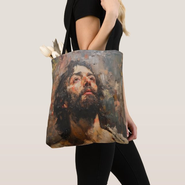 Bolsa Tote Cristianismo Cristo de Jesus (Close Up)