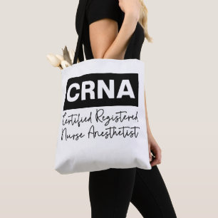 Bolsa Tote Cristo anestesista registrado certificado CRNA