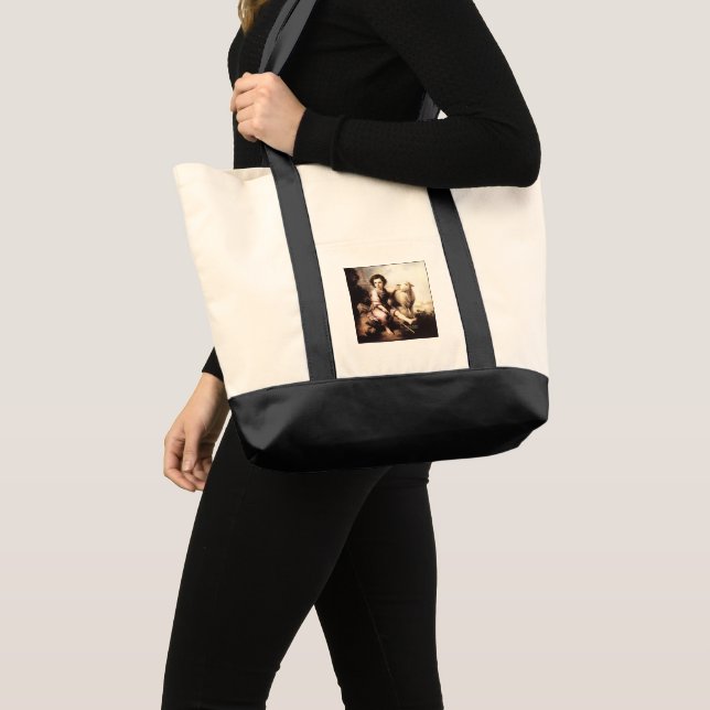 Bolsa Tote Cristo O Bom Pastor (Frente (produto))