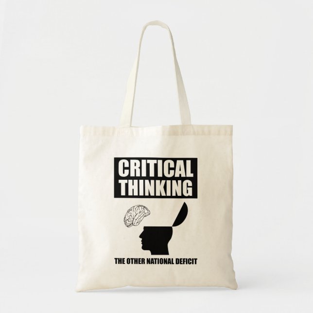 Bolsa Tote Crítico Do Outro Défice Nacional (Frente)
