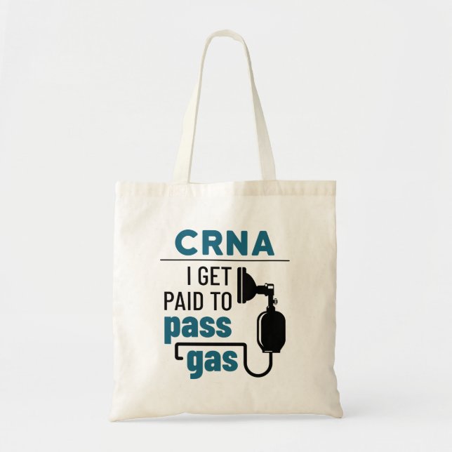 Bolsa Tote CRNA I Paga Gás (Frente)