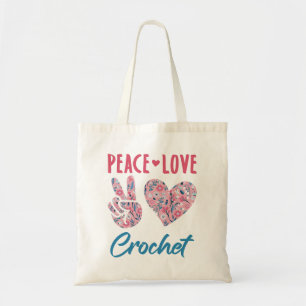 Bolsa Tote Crochet de Paz
