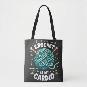 Bolsa Tote Crochet é minha Malhação de fio de costura de card