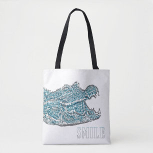 Bolsa Tote Crocodilo de Sorriso