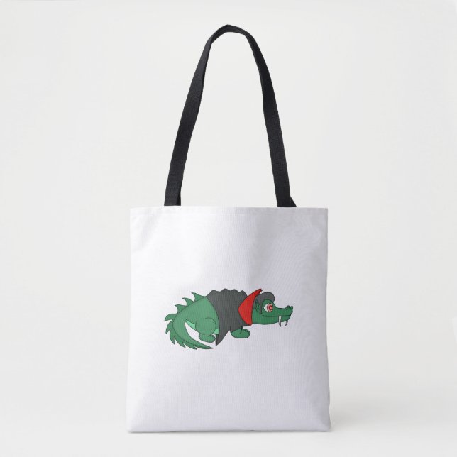 Bolsa Tote Crocodilo Vampiro (Frente)