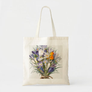 Bolsa Tote Crocus Primavera Fllower Arte Floral
