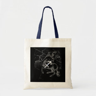 Bolsa Tote Cromo Como Sagitário Símbolo Zodiaco Decor Heveliu