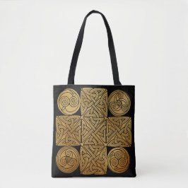 Bolsa Tote Cruz Céltica de Knotwork