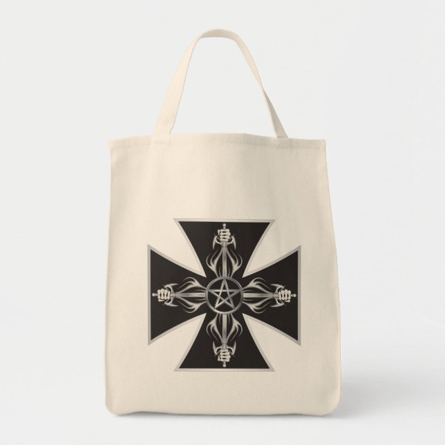Bolsa Tote Cruz maltesa (Frente)