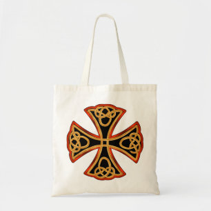 Bolsa Tote cruz ornamentado com braid