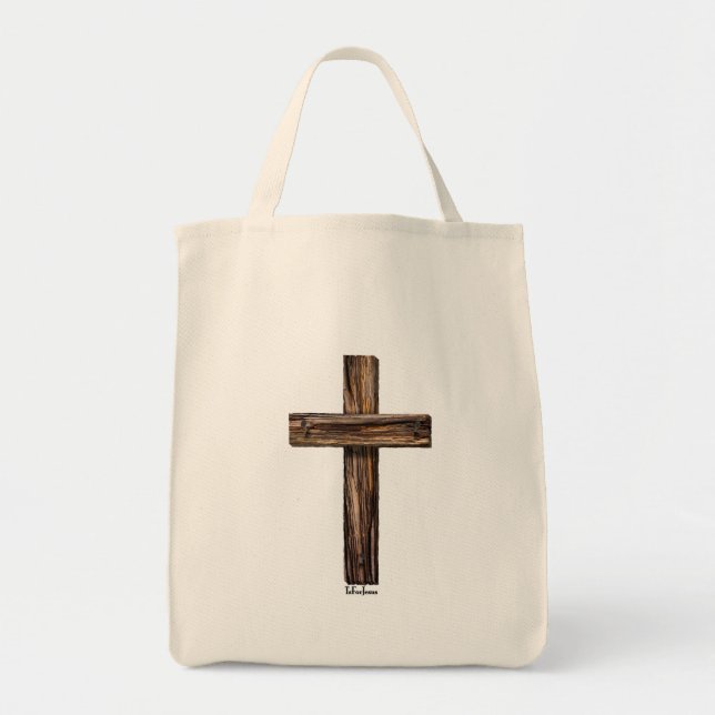 Bolsa Tote Cruz resistente (Frente)