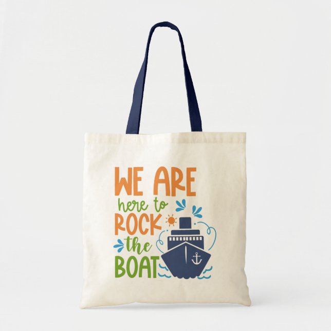 Bolsa Tote Cruzamento de Nome, Texto e Ano Personalizado (Frente)