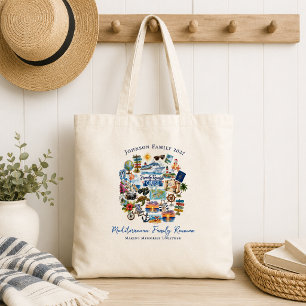 Bolsa Tote Cruzeiro de Reunião de Família Ilustrado
