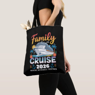 Bolsa Tote Cruzeiro em Família 2026 Viagem de Férias Família