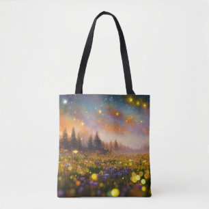 Bolsa Tote Crystal Fields e Starry Skies